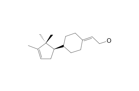 (-)-2-[4-[(R)-2,2,3-TRIMETHYL-CYCLOPENT-3-EN-1-YL]-CYCLOHEXYLIDENE]-ETHANOL