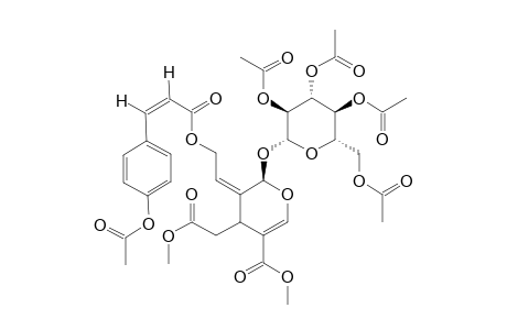 10-CIS-(PARA-COUMAROYLOXY)-2',3',4',6',4''-O-PENTAACETYLOLEOSIDE-DIMETHYLESTER