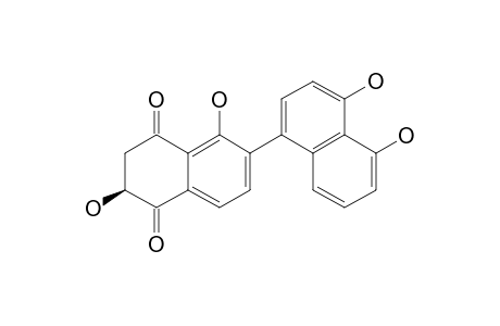 HINNULIN-B;1',4,5,6'-TETRAHYDROXY-6',7'-DIHYDRO-1,2'-BINAPHTHYL-5',8'-DIONE