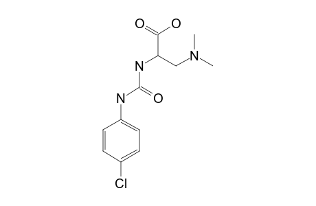 2-[3-(4-CHLOROPHENYL)-UREIDO]-3-(DIMETHYLAMINO)-PROPANOIC-ACID