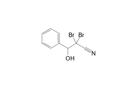 2,2-Dibromo-3-hydroxy-3-phenylpropanenitrile