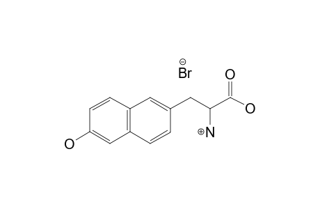 (+/-)-2-AMINO-3-(6-HYDROXY-2-NAPHTHYL)-PROPANOIC-ACID-HYDROBROMIDE