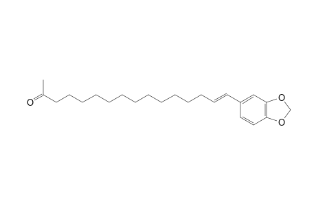 2-Oxo-16-(3',4'-methylenedioxyphenyl)-trans-15-hexadecene