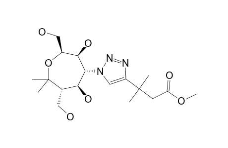 (2S,3S,4R,5S,6S)-METHYL-3''-[1'-[3,5-DIHYDROXY-2,6-BIS-(HYDROXYMETHYL)-7,7-DIMETHYL-OXEPAN-4-YL]-1H-1',2',3'-(TRIAZOL-4'-YL)]-3''-METHYLBUTANOATE