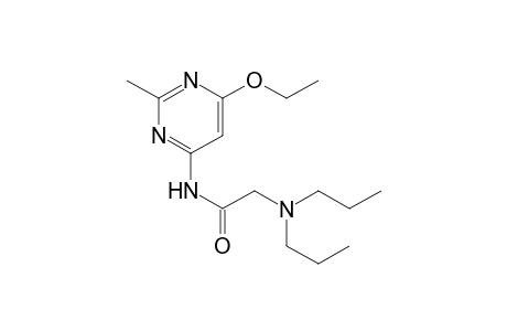 2-(dipropylamino)-N-(6-ethoxy-2-methyl-4-pyrimidinyl)acetamide