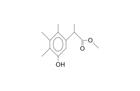 2-(3-Hydroxy-4,5,6-trimethyl-phenyl)-propinoic acid, methyl ester