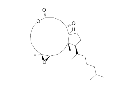 (9R,10R)-9,10-EPOXY-4A-OXA-4A-HOMO-5,10:8,9-DISECOCHOLESTANE-5,8-DIONE;(9R,10R)-9,10-EPOXY-4A-OXA-4A-HOMOCHOLEKLASTANE-5,8-DIONE