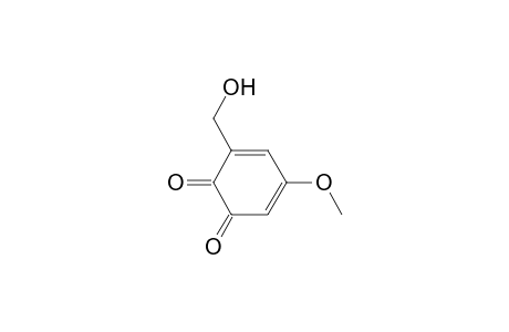 3,5-Cyclohexadiene-1,2-dione, 3-(hydroxymethyl)-5-methoxy-