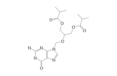 9-[(1,3-DIISOBUTYRYLOXY-2-PROPOXY)-METHYL]-GUANINE