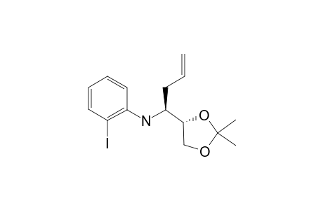 (ANTI)-N-[(R)-1-[(S)-2,2-DIMETHYL-1,3-DIOXOLAN-4-YL]-BUT-3-EN-1-YL]-2-IODO-ANILINE