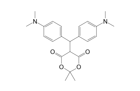 5-(BIS-(4-DIMETHYLAMINOPHENYL)-METHYL)-2,2-DIMETHYL-[1,3]-DIOXANE-4,6-DIONE