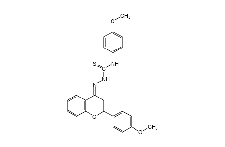 4'-methoxyflavanone, 4-(p-methoxyphenyl)-3-thiosemicarbazone