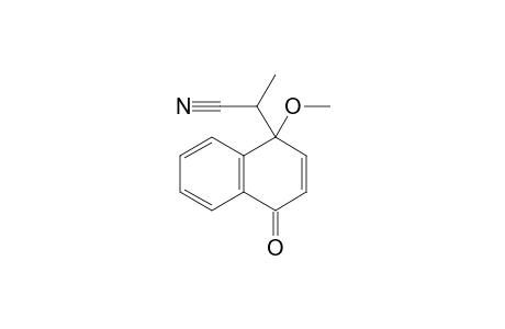 (1R/S,1'R/S)-1-(1-Cyanoethyl)-1-methoxy-4-oxo-1,4-dihydronaphthalene