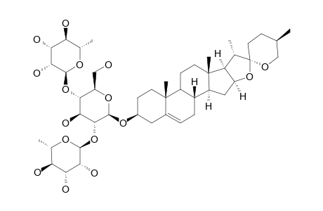 3-O-[ALPHA-L-RHAMNOPYRANOSYL-(1->4)-[ALPHA-L-RHAMNOPYRANOSYL-(1->2)]-BETA-D-GLUCOPYRANOSYL]-25-(S)-SPIROST-5-EN-3-BETA-OL