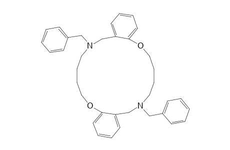 6,17-DIBENZYL-5,6,7,8,9,10,16,17,18,19,20,21-DODECAHYDRODIBENZO-[B,K]-[1,10,5,14]-DIOXADIAZACYCLOOCTADECINE