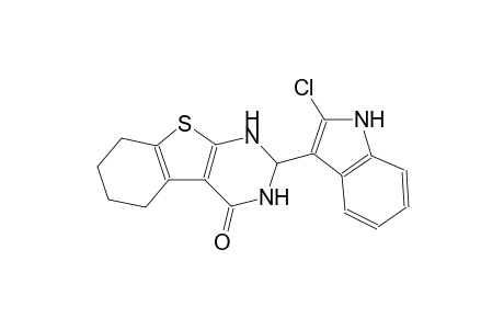 2-(2-chloro-1H-indol-3-yl)-2,3,5,6,7,8-hexahydro[1]benzothieno[2,3-d]pyrimidin-4(1H)-one