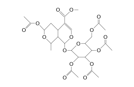 .beta.-Morroniside pentaacetate