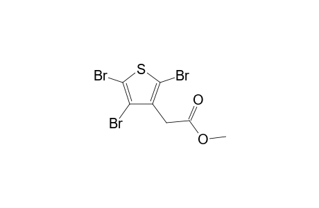 Methyl (2',4' ,5'-tribromo-3'-thienyl)acetate