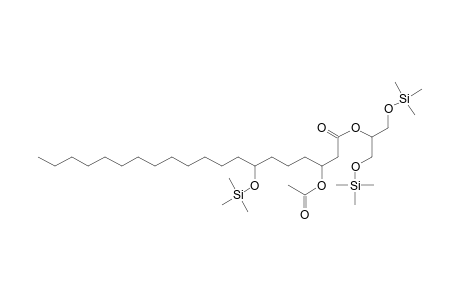 bis[(Trimethylsilyl)oxymethyl]methyl 3-(acetoxy)-7-[(trimethylsilyl)oxy]-eicosanoate