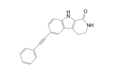 6-(phenylethynyl)-2,3,4,9-tetrahydro-1H-beta-carbolin-1-one