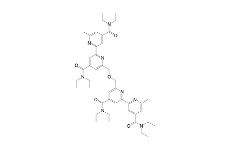 N,N,N',N',N'',N'',N''',N'''-OCTAETHYL-6',6'''-DIMETHYL-6,6''-[OXY-BIS-(METHYLENE)]-BIS-[2,2'-BIPYRIDINE]-4,4',4'',4'''-TETRACARBOXAMIDE