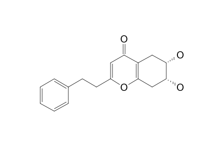 6,7-CIS-DIHYDROXY-2-(2-PHENYLETHYL)-5,6,7,8-TETRAHYDRO-CHROMONE