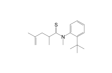 (E)-N-(2-tert-Butylphenyl)-N-methyl-2,4-dimethylpent-4-enethioamide