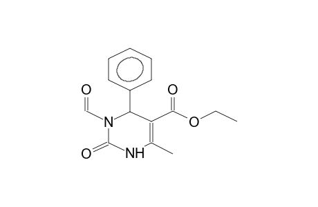 ethyl 2-oxo-3-formyl-4-phenyl-6-methyl-1,2,3,4-tetrahydropyrimidine-5-carboxylate