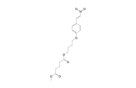 METHYL-4-[4-[(E)-2-NITROETHENYL]-PHENYLOXY]-BUTYL-PENTANEDIOATE