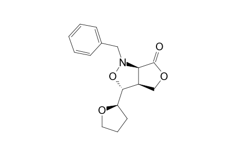 3-(2-TETRAHYDROFURYL)-TETRAHYDRO-1-(PHENYLMETHYL)-1H,6H-FURO-[3,4-C]-ISOXAZOL-6-ONE;ISOMER-#1