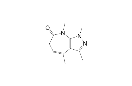 1,3,4,8-TETRAMETHYL-6H-PYRAZOLO-[3,4-B]-AZEPIN-7-ONE