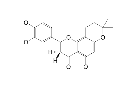 6'',6''-DIMETHYL-4'',5''-DIHYDROPYRANO-[2'',3'':7,8]-5,3',4'-TRIHYDROXYFLAVANONE