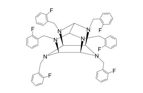 2,4,6,8,10,12-HEXA-(2'-FLUORO-PHENYLMETHYL)-2,4,6,8,10,12-HEXAAZA-TETRACYCLO-[5.5.0(5,9).0(3,11)]-DODECANE