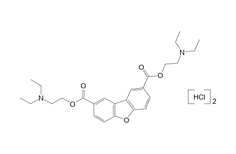 2,8-dibenzofurandicarboxylic acid, bis[2-(diethylamino)ethyl]ester, dihydrochloride