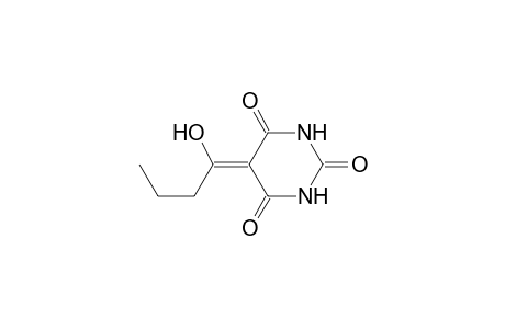 2,4,6(1H,3H,5H)-pyrimidinetrione, 5-(1-hydroxybutylidene)-