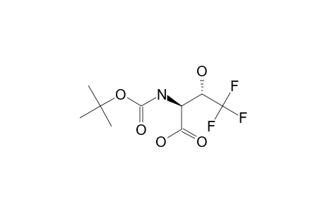 (2S,3R)-2-(TERT.-BUTOXYCARBONYL)-AMINO-3-HYDROXY-4,4,4-TRIFLUOROBUTANOIC-ACID