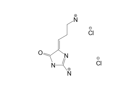 2-AMINO-5-(3-AMINOPROPYLIDENE)-1H-IMIDAZOLIN-4-ONE