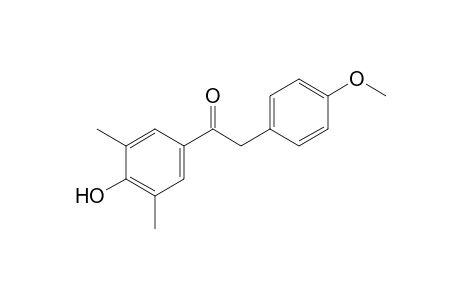 3',5'-dimethyl-4'-hydroxy-2-(p-methoxyphenyl)acetophenone