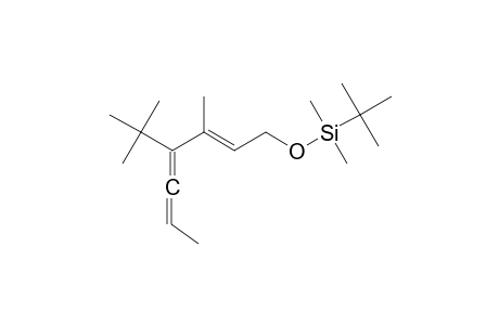 (5E)-TERT.-BUTYLDIMETHYLSILYL-4-TERT.-BUTYL-5-METHYLHEPTA-2,3,5-TRIEN-7-YLETHER