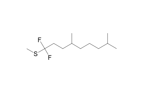 1,1-DIFLUORO-4,8-DIMETHYL-1-METHYLTHIO-NONANE