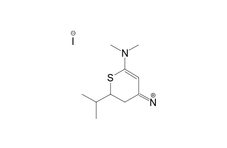 (RS)-(+/-)-6-DIMETHYLAMINO-2-(1-METHYLETHYL)-2H-THIOPYRAN-4(3H)-IMINIUMIODIDE