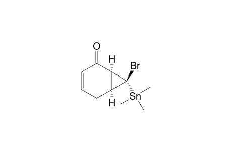 (1-ALPHA,6-ALPHA,7-ALPHA)-7-BrOMO-7-TRIMETHYLSTANNYLBICYClO-[4.1.0]-HEPT-3-EN-2-ONE