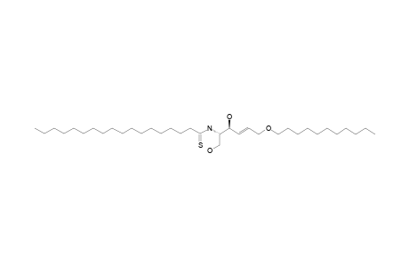 (E)-2,4,5-TRIDEOXY-2-[(OCTADECANE-THIOYL)-AMINO]-6-O-UNDECYL-D-ERYTHRO-HEX-4-ENITOL