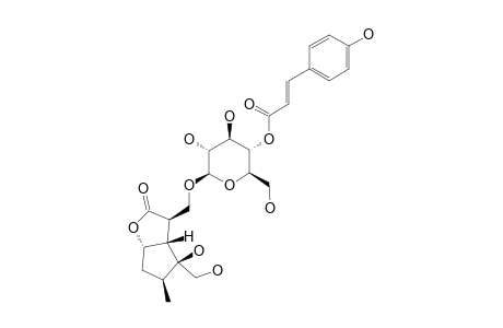 VERBENABRASIDE-B;9-ALPHA-HYDROXY-GELSEMIOL-3-O-(4'-TRANS-PARA-COUMAROYL)-BETA-D-GLUCOPYRANOSIDE