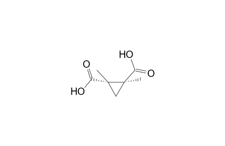 1,2-CYCLOPROPANEDICARBOXYLIC ACID, TRANS-, 1,2-DIMETHYL-,