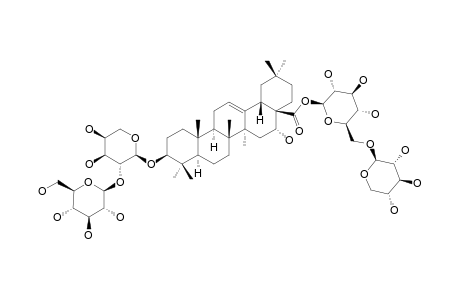 DULCIN;3-O-[BETA-D-GLUCOPYRANOSYL-(1->2)-ALPHA-L-ARABINOPYRANOSYL]-28-O-[BETA-D-XYLOPYRANOSYL-(1->6)-BETA-D-GLUCOPYRANOSYL]-ECHINOCYSTIC-ACID