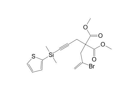 DIMETHYL-2-(2'-BROMOALLYL)-2-[3''-[(2'''-THIENYL)-DIMETHYLSILYL]-2''-PROPYNYL]-MALONATE