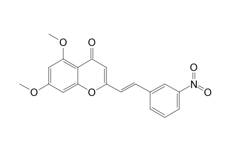 5,7-DIMETHOXY-3'-NITRO-2-STYRYLCHROMONE