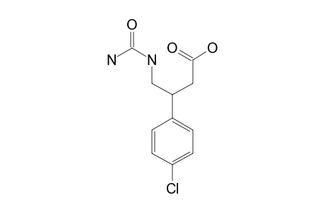 3-(4-CHLOROPHENYL)-4-UREIDOBUTYRIC-ACID