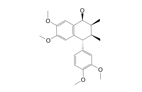 (-)-HOLOSTYLOL-C;(7S,7'R,8S,8'S)-3',4',4,5-TETRAMETHOXY-2,7'-CYCLOLIGNAN-7-OL